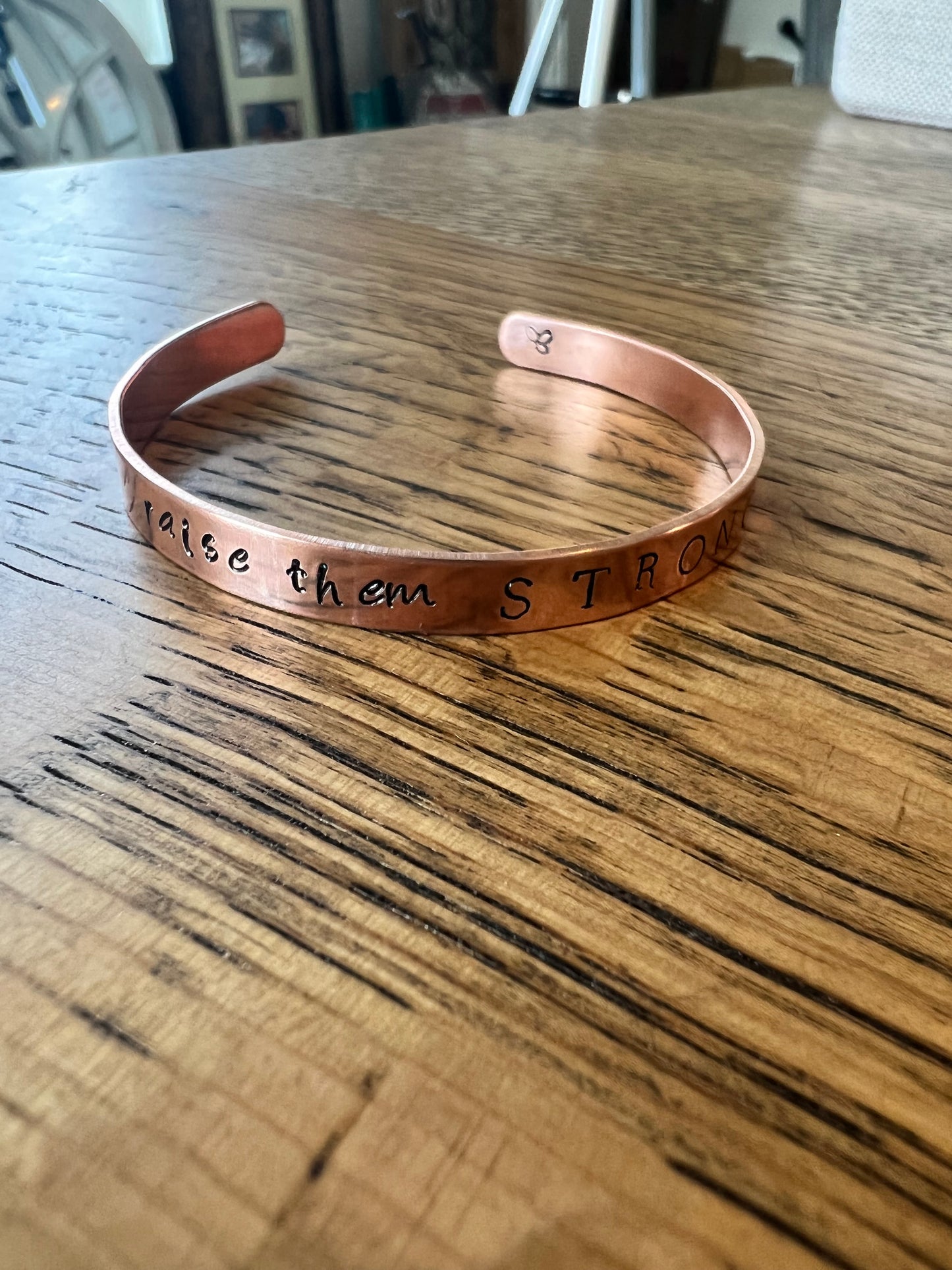 Raise Them Strong - Copper 1/4" Bracelet